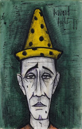 Bernard Buffet, Tête de clown, 1955